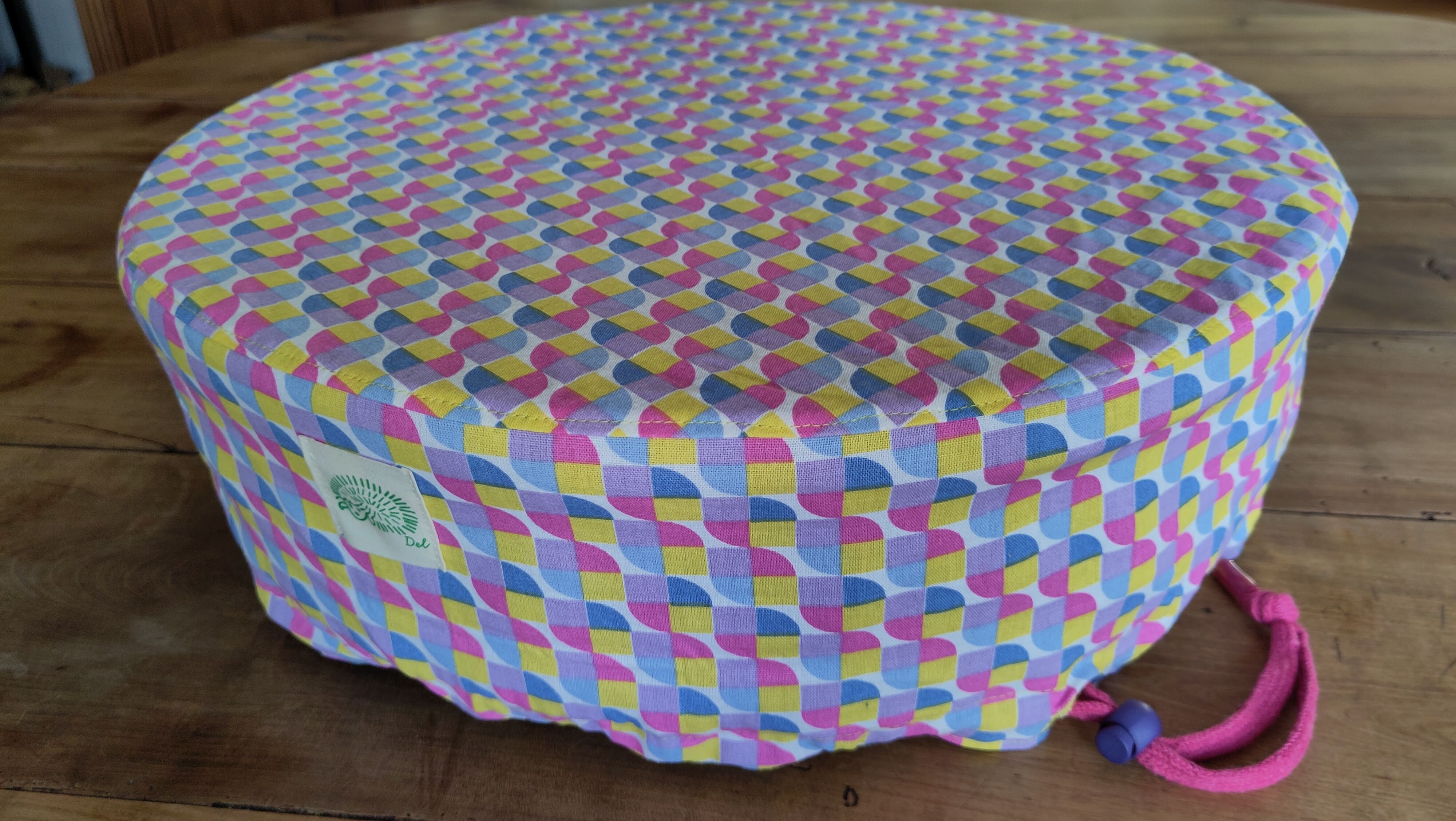 Chroma Housse de billig avec des motif chromatique rose jaune et violet